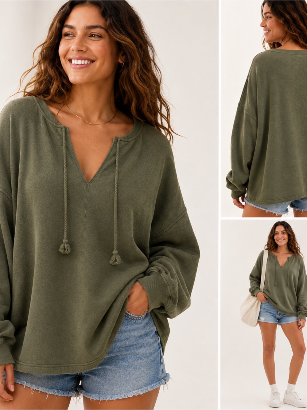 Aerie Easy Street Pullover Sz XXL